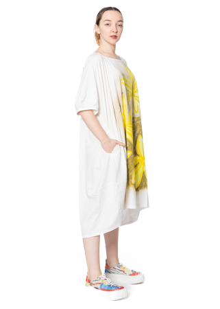 RUNDHOLZ, creative cotton dress in hand-painted style 1241300905