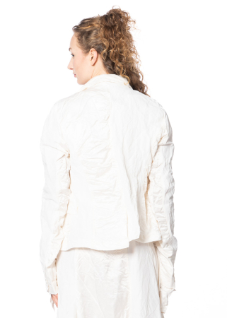 RUNDHOLZ, casual linen blazer with double-layer cuffs 1241631104