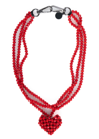 PLUSLAVIE PLÜ, short necklace A HEART CHAIN