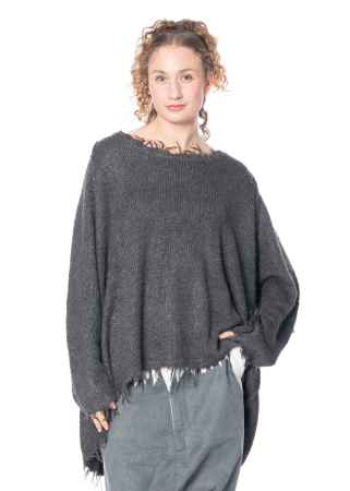 RUNDHOLZ, fringed silk knit sweater 1251650702