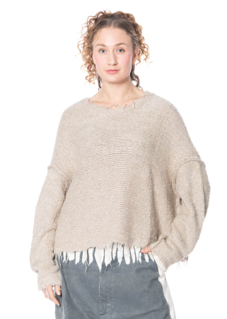 RUNDHOLZ, raw-edged silk sweater 1251650704