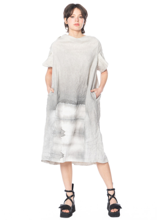 RUNDHOLZ, hand-painted linen dress 1251670907