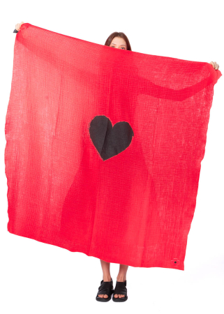 PLUSLAVIE PLÜ, shawl SHAWL HEART