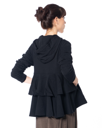 PLUSLAVIE PLÜ, detailreiche Kapuzenjacke NO CARDIGAN III