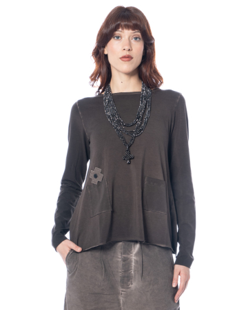 PLUSLAVIE PLÜ, extraordinary cardigan BACKSIDE JARDIGAN