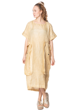 RUNDHOLZ DIP, Midi-Kleid aus Baumwolle und Seide 1242090904