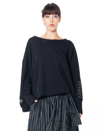PLUSLAVIE PLÜ, sweatshirt WIDESHORTSWEAT II with print