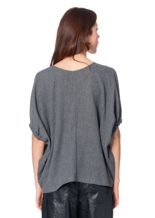 SoSUE, casual blouse COWBOY YOGI with round neckline