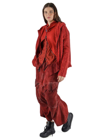 RUNDHOLZ DIP, weiche Strickjacke mit Kapuze 2252467104