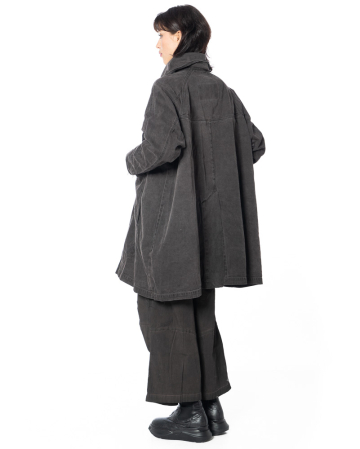 RUNDHOLZ, raw edge denim coat 2251031215