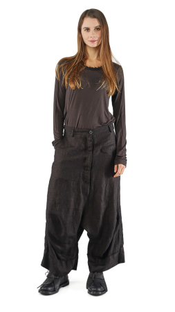 RUNDHOLZ, woven linen mix pants 2251080102