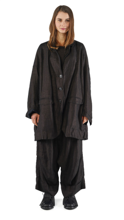 RUNDHOLZ, long raw edge jacket 2251081106