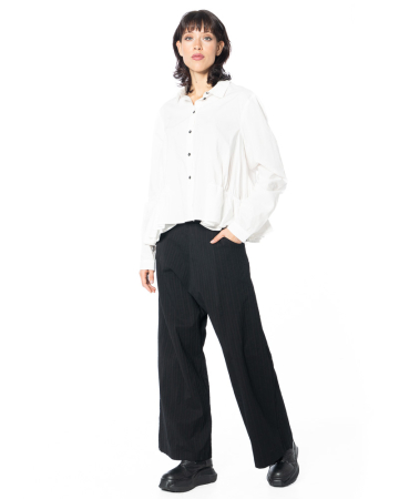 RUNDHOLZ, weite Wollhose im Streifen-Design 2251110125 