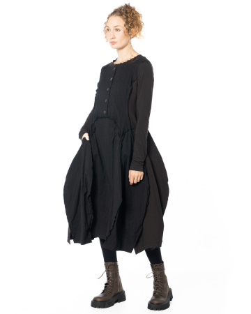 RUNDHOLZ, Wollkleid im Nadelstreifen-Look 2251110908