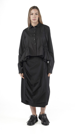 RUNDHOLZ, ruffled A-line blouse 2251230404