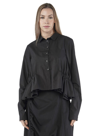 RUNDHOLZ, ruffled A-line blouse 2251230404