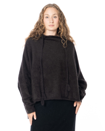 RUNDHOLZ, weicher Pullover aus Waschbärhaar 2251410702