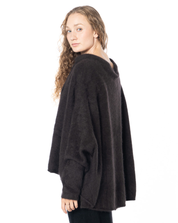 RUNDHOLZ, weicher Pullover aus Waschbärhaar 2251410702