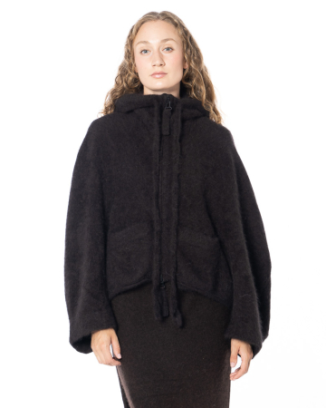 RUNDHOLZ, weiche Strickjacke mit Kapuze 2251417108
