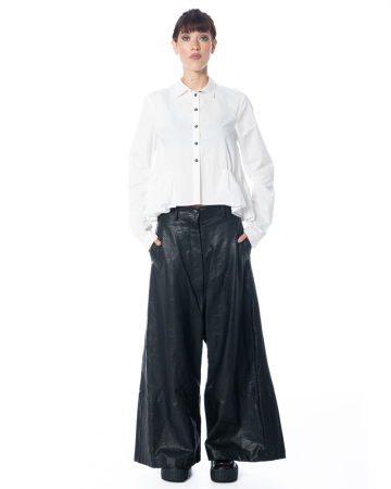 RUNDHOLZ, weite Hose aus weichem Lammleder 2251480106 