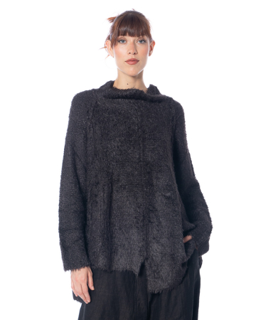 RUNDHOLZ, casual silk knit sweater with fringes 2251650711