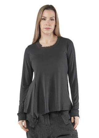 RUNDHOLZ, weiches und fließendes T-Shirt 2251700502