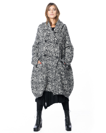 RUNDHOLZ, knit coat with monster print 2251757201