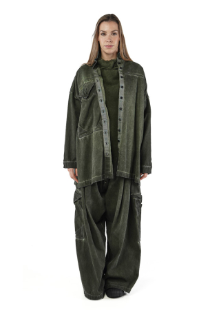 RUNDHOLZ DIP, Bluse aus gefärbter Baumwolle 2252030404