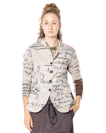 RUNDHOLZ DIP, jacket with lettering print 2252171103 