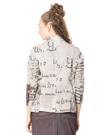 RUNDHOLZ DIP, jacket with lettering print 2252171103 