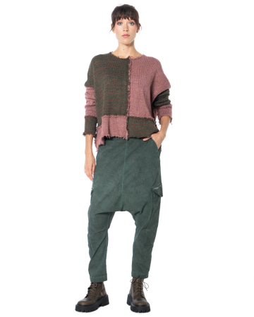 RUNDHOLZ DIP, stretch pants with cargo details 2252240105