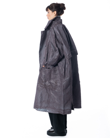 RUNDHOLZ DIP, Oversize-Mantel mit Beschichtung 2252381202