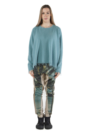 RUNDHOLZ DIP, kuscheliger Wollpullover mit Fransen 2252440703