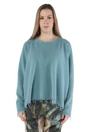 RUNDHOLZ DIP, kuscheliger Wollpullover mit Fransen 2252440703