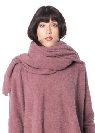 RUNDHOLZ DIP, flauschiger Strickschal aus Wollmix 2252447707