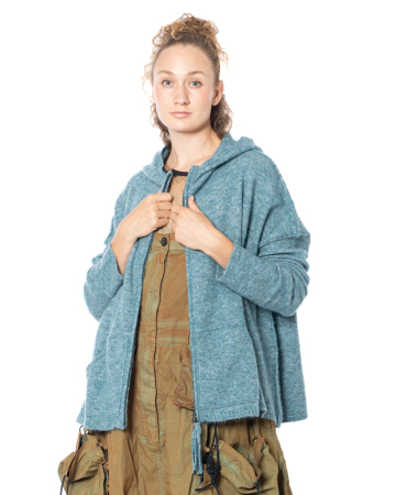 RUNDHOLZ DIP, soft hooded knit jacket 2252467104
