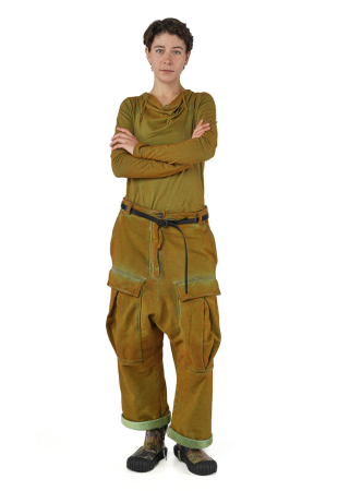 RUNDHOLZ DIP, Cargohose aus Baumwollsweat 2252500102