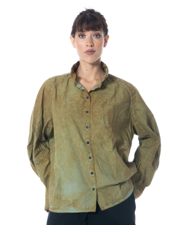 RUNDHOLZ DIP, Bluse aus Baumwoll-Popeline 2252530402