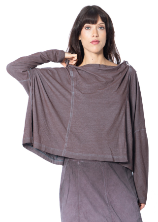 RUNDHOLZ DIP, t-shirt with drawstring collar 2252560504