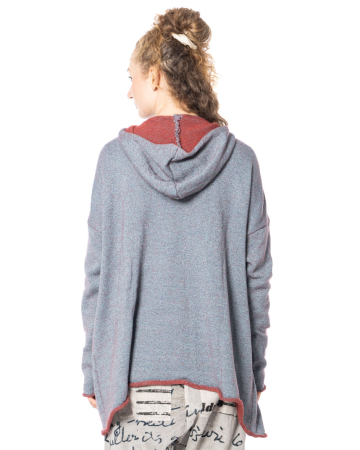 RUNDHOLZ DIP, knit cardigan with jacquard print 2252647102