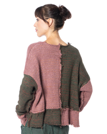 RUNDHOLZ DIP, raw-edge silk knit sweater 2252650701