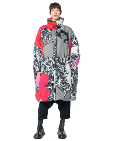 RUNDHOLZ  BLACK  LABEL, Daunenmantel mit Print 2253211212