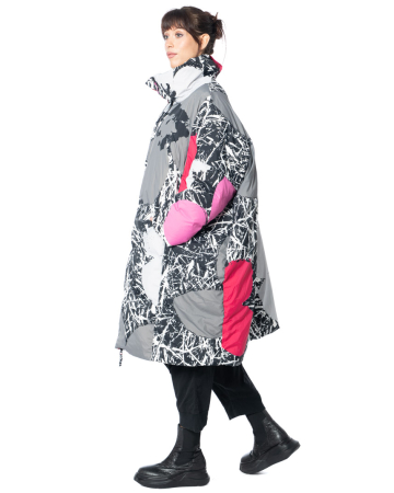 RUNDHOLZ  BLACK  LABEL, Daunenmantel mit Print 2253211212