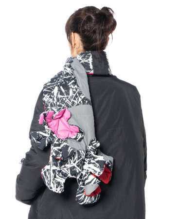 RUNDHOLZ  BLACK  LABEL, Daunenschal mit Blumen 2253211405