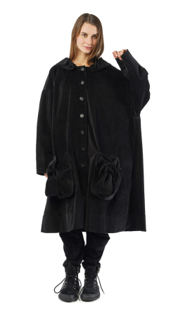 RUNDHOLZ  BLACK  LABEL, Mantel mit auffälligen Taschen 2253231203