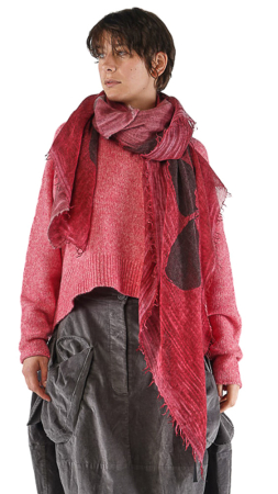 RUNDHOLZ  BLACK  LABEL, scarf with floral print 2253361406
