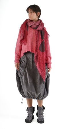 RUNDHOLZ  BLACK  LABEL, scarf with floral print 2253361406