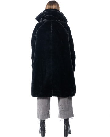 RUNDHOLZ  BLACK  LABEL, langer Kunstpelzmantel 2253431202