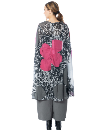 RUNDHOLZ  BLACK  LABEL, langes Kleid mit Print 2253600905