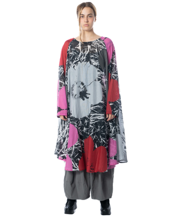 RUNDHOLZ  BLACK  LABEL, langes Kleid mit Print 2253600905